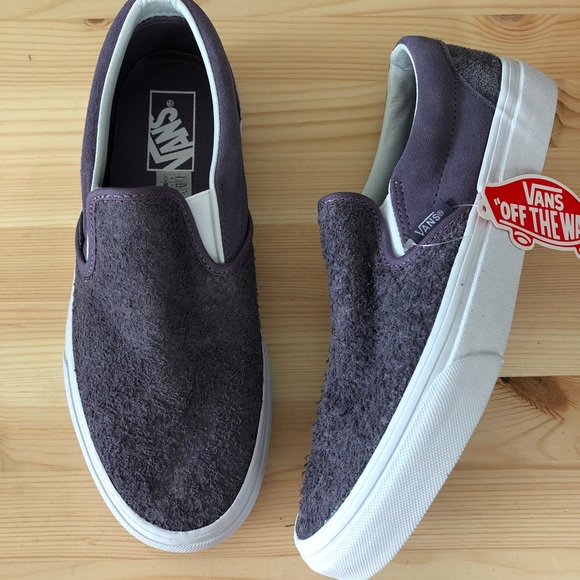 slip on fuzzy vans